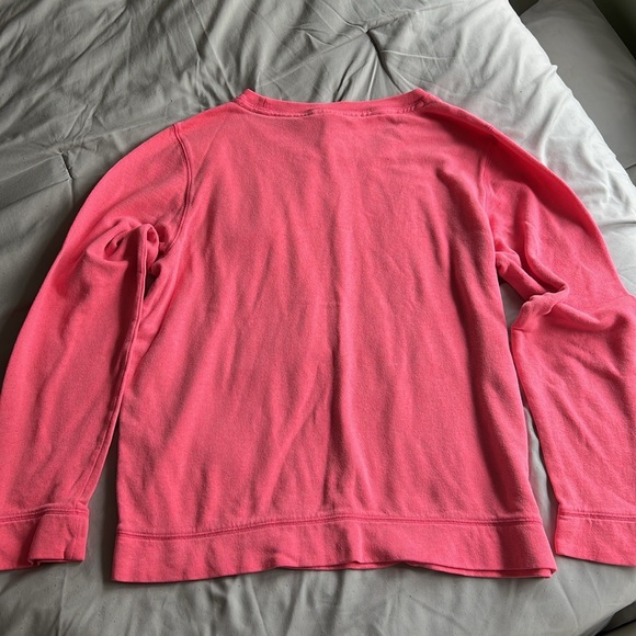 PINK Victorias Secret lightweight Sweatshirt Long Sleeve Love Junior Medium Y2K - Picture 4 of 5
